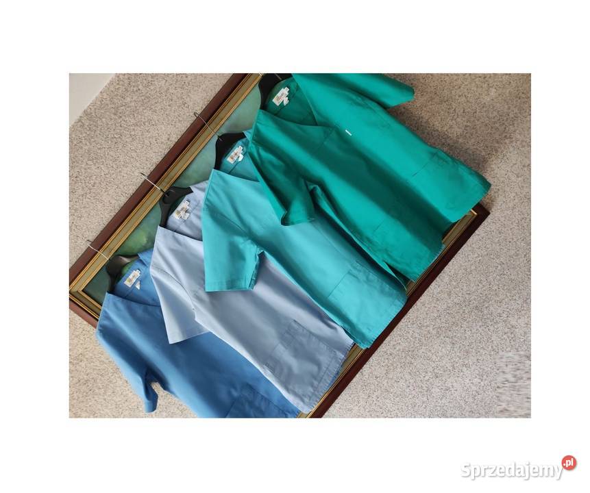 niebieska fartuch bluza medyczna stomatologoczna Kielce