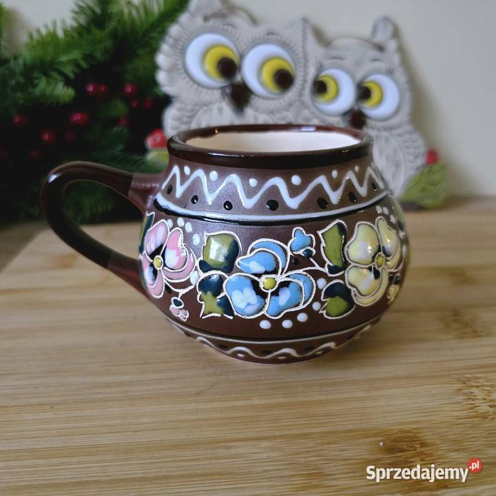 Kubek ceramiczny ekskluzywny ręcznie malowany Bydgoszcz sprzedam