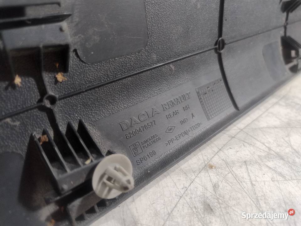 LISTWA DRZWI PRAWY TYŁ DACIA LOGAN MCV