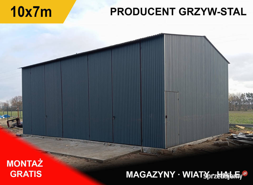 GARAŻ BLASZANY Wiata Hala Magazyn Blaszak WIATY Mogilno
