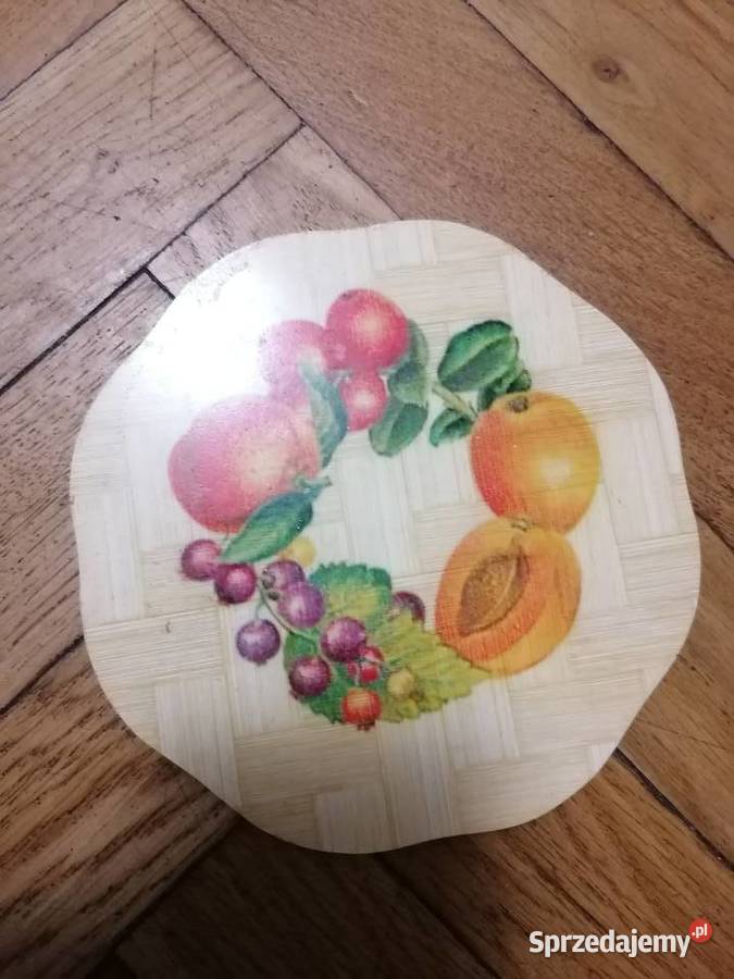 Podstawka drewniana kolorowa Gdańsk