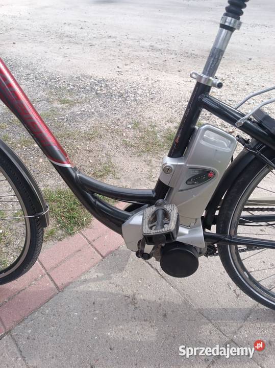 Rower damka miejskiej elektryk