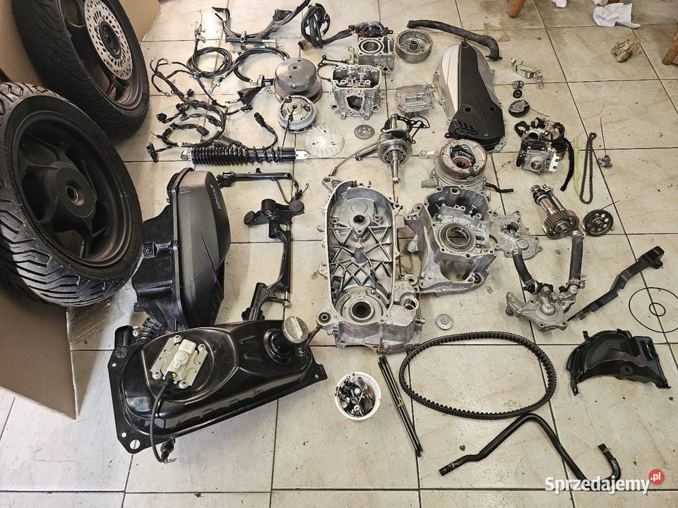 Honda PCX 125 silnik części wał głowica cylinder dolnośląskie Jelenia Góra