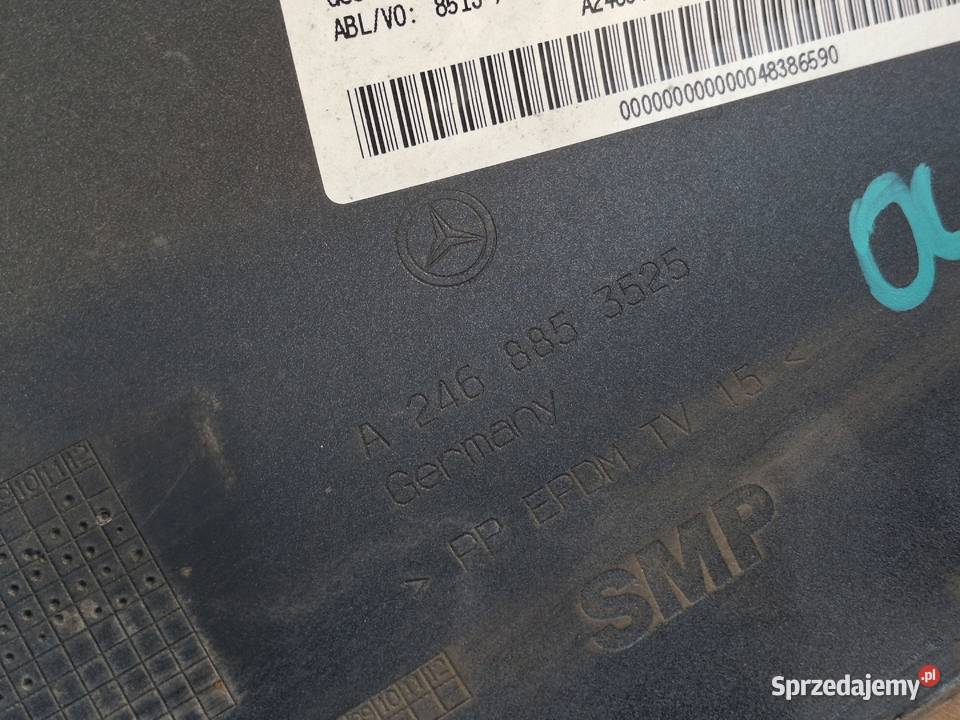 MERCEDES BKLASA W246 LIFT ZDERZAK TYŁ TYLNY PDC osobowe Bieleń sprzedam