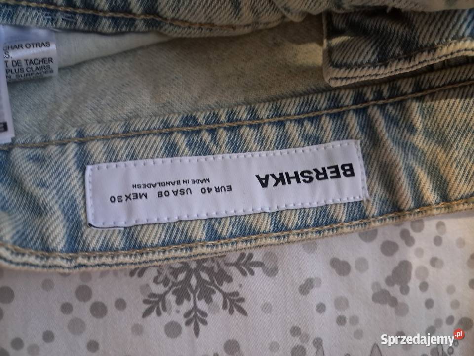 spodnie bershka baggy jeans Rogóżno