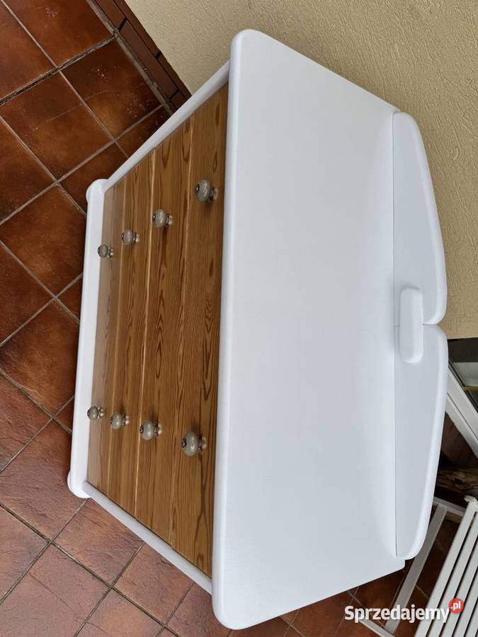 Komoda z szufladami szafka biała bufet Sulbiny