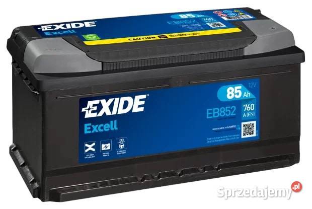 Akumulator Exide Excell 85Ah 760A EN PRAWY PLUS Gdynia