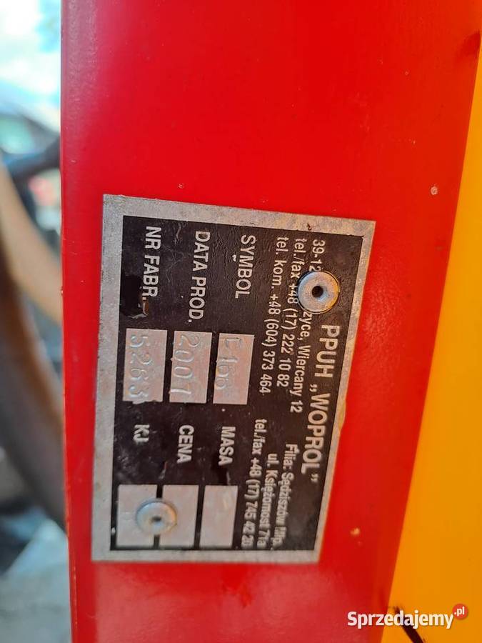 Opryskiwacz woprol P166 300l 10m stan idealny