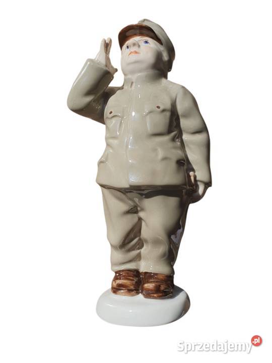 Stara porcelanowa figurka dobrego wojaka Szwejka Cieszyn