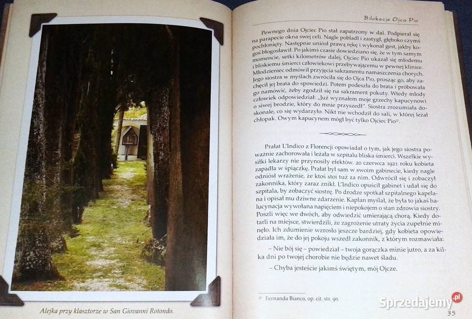 Cuda Ojca Pio Renzo Allegri Rok wydania 2001 lubelskie sprzedam