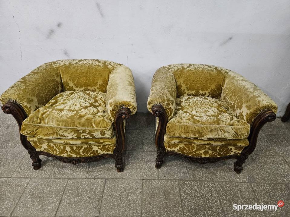 Ludwikowska sofa i dwa fotele Nowy Sącz sprzedam