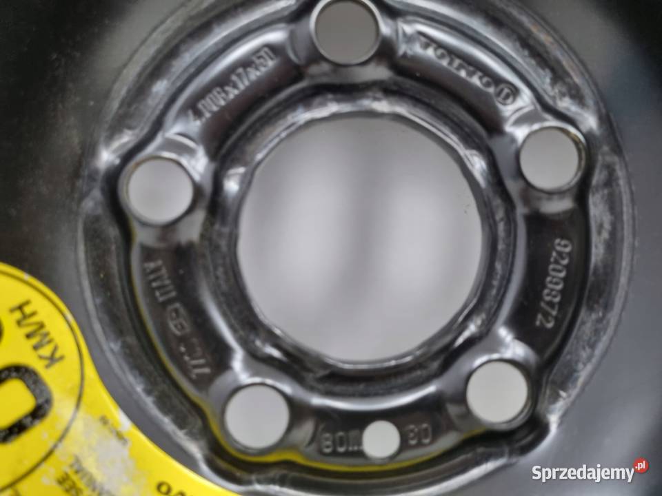 KOŁO DOJAZDOWE 12580 R17 9209872 5x108 Chełm