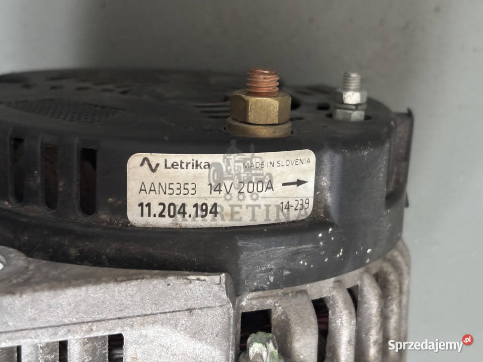 ALTERNATOR 11204194 AAN5353 MAHLE Letrika Jastrzębniki sprzedam