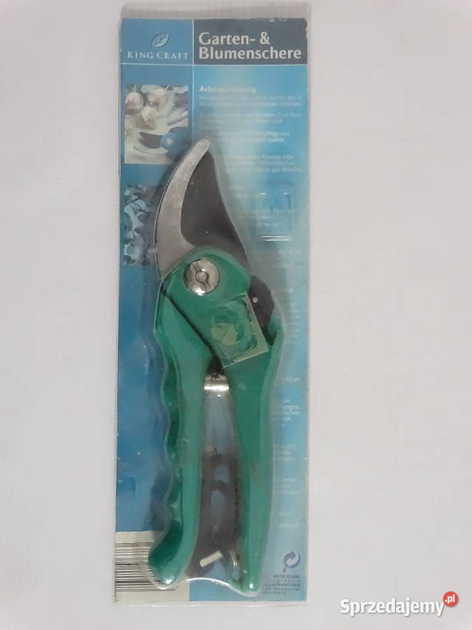 Solidne Nożyce Ogrodowe Sekator King Craft Nowe lubelskie