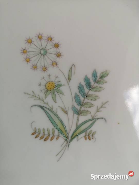 Talerz porcelanowy Seria Kwiaty polne vintage sprzedam