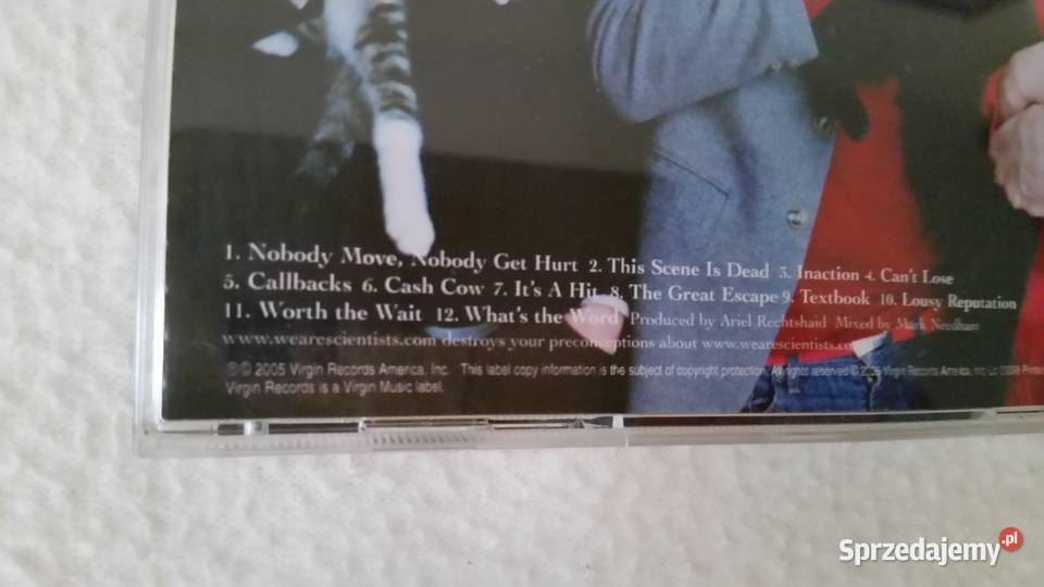 WE ARE SCIENTISTS WITH LOVE AND SQUALOR 2005 CD lubelskie Puławy