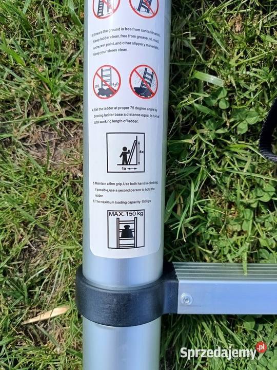 Drabina teleskopowa wielopoziomowa aluminiowa Kutno sprzedam