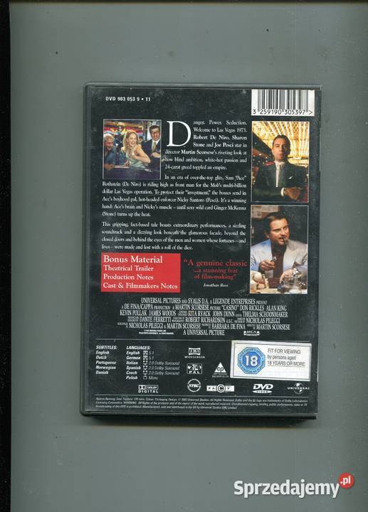 Casino Film DVD 1 płyta