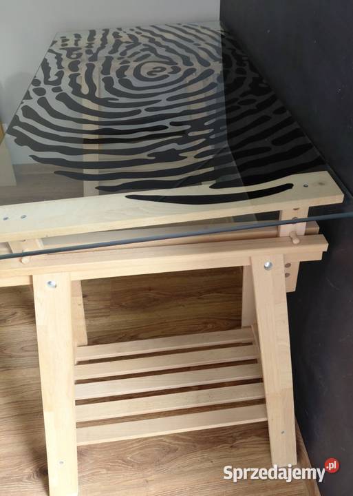 Biurko szklane Ikea Katowice sprzedam