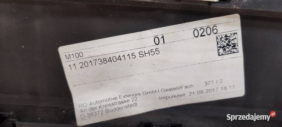 VW TIGUAN II ZDERZAK TYŁ RLINE LC5B 2018 osobowe