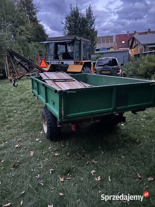 Przyczepa jednoosiowa agregat Przyczepy rolnicze Jordanów