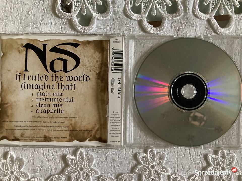 Płyta CD Single Nas IF I Ruled The World Lata 90 soul Czerwionka-Leszczyny