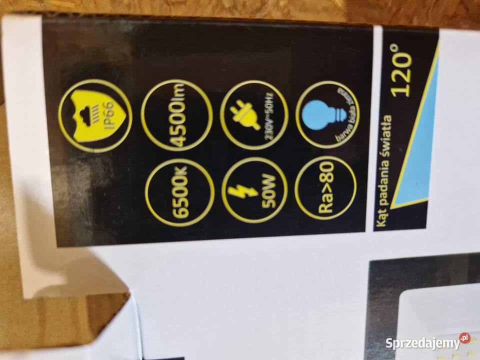 Naświetlacz LED 50W barwa biała zimna 6500K