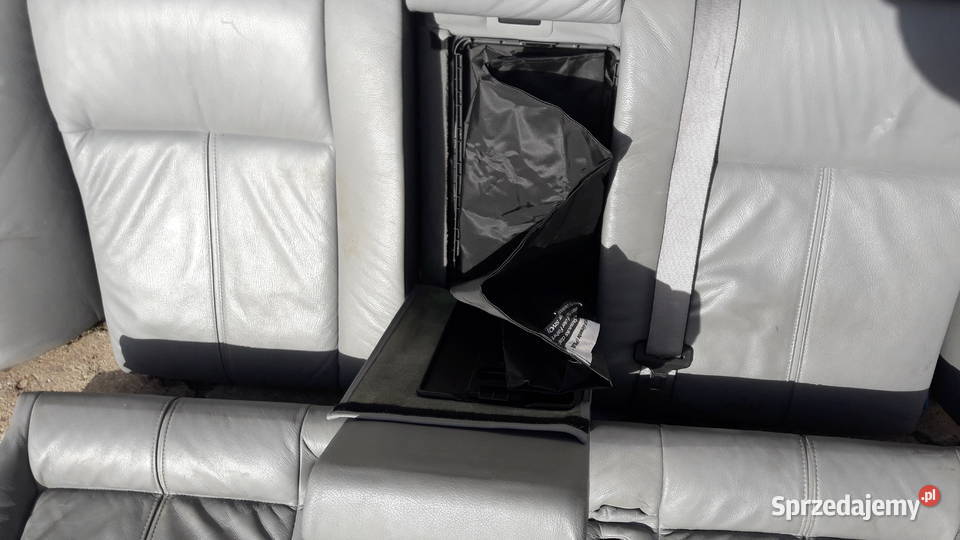 Kanapa szara skóra E39 kombi Części samochodowe Poddębice