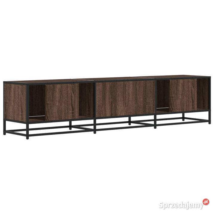 Szafka pod telewizor brązowy dąb 180x35x41 RTV Warszawa