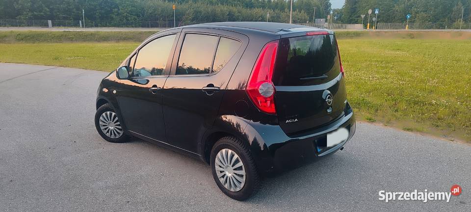 Opel Agila 10 benzyna 2012r klimatyzacja czarny Lipsko