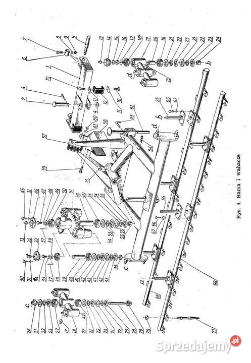 Instrukcja obsługi i katalog części brona miękka Stalowa Wola