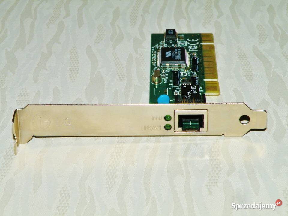 Karta sieciowa LAN na VIA VT6105L 10100 Mbps PCI kujawsko-pomorskie Bydgoszcz