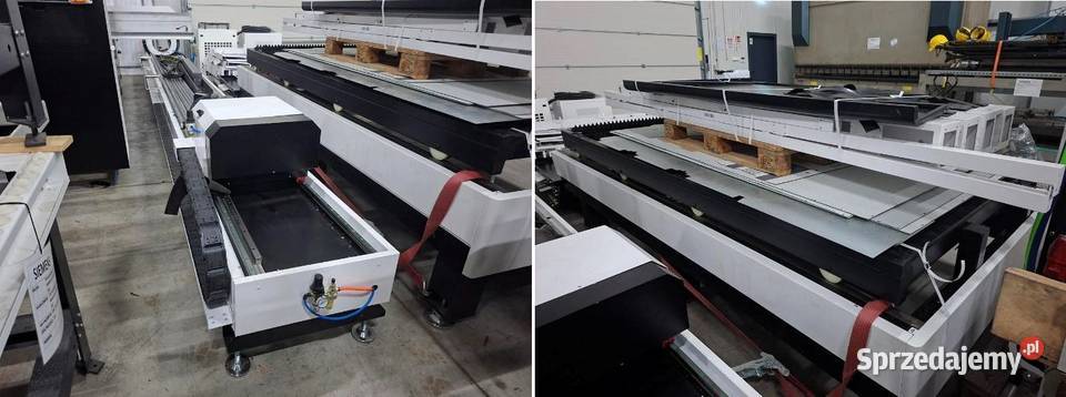 Wycinarka laserowa z przystawką do cięcia rur i Słomczyn