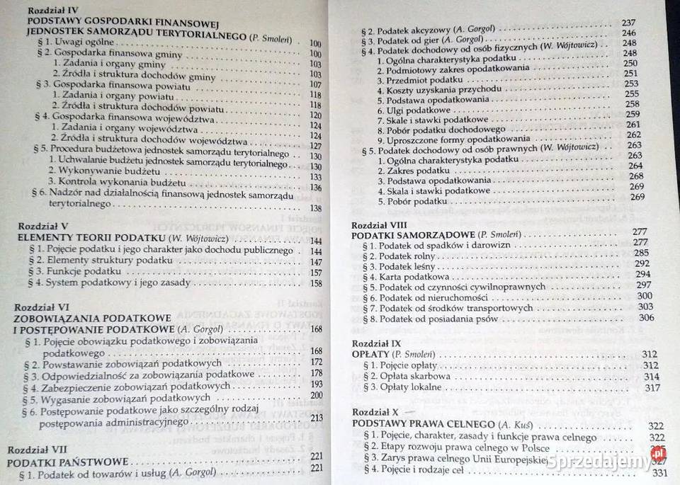 Zarys finansów publicznych i prawa finansowego W Pozostałe Chełm