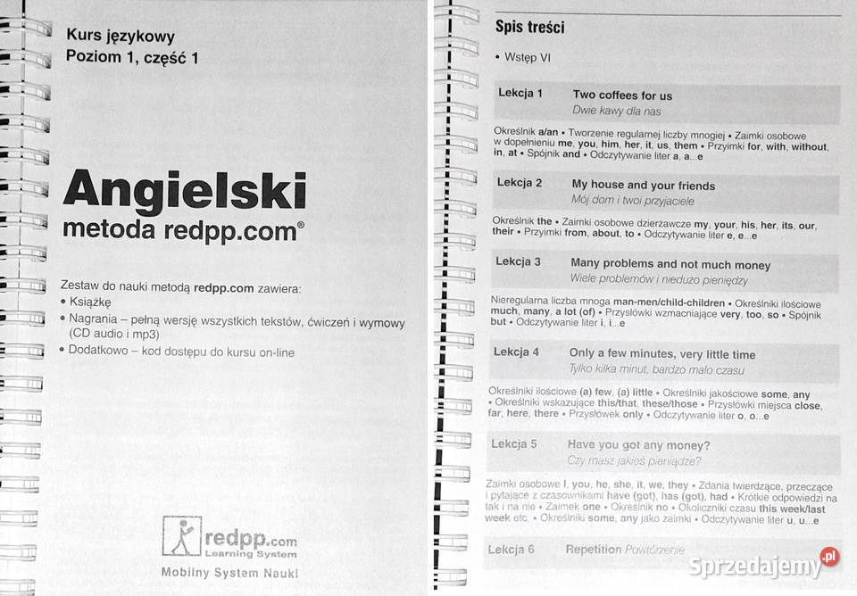 Angielski Metoda redppcom poziom 1 część 1 Chełm