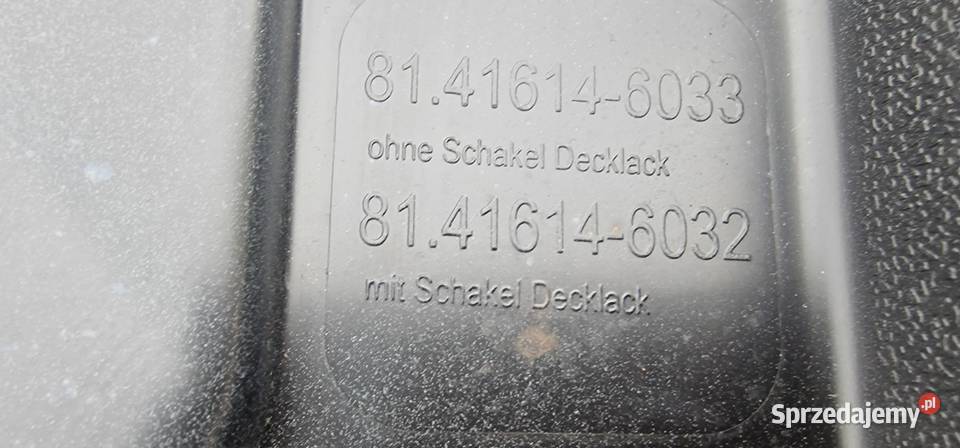 MAN TG3 TGS3 ZDERZAK ŚRODEK NAKŁADKA BUDOWLANKA ciężarowe Bieleń sprzedam