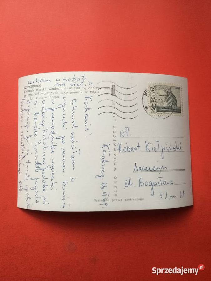 2434 Widokówka Kołobrzeg Szczecin