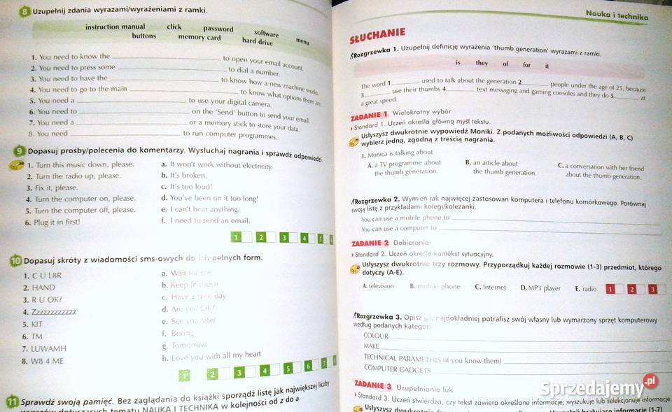Egzamin gimnazjalny Język angielski Repetytorium miękka Chełm sprzedam