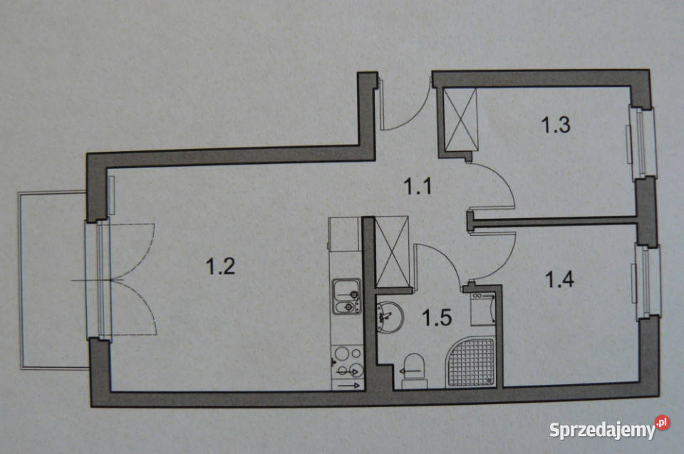 wynajmę 3 pokojowe mieszkanie w Redzie dnia Reda