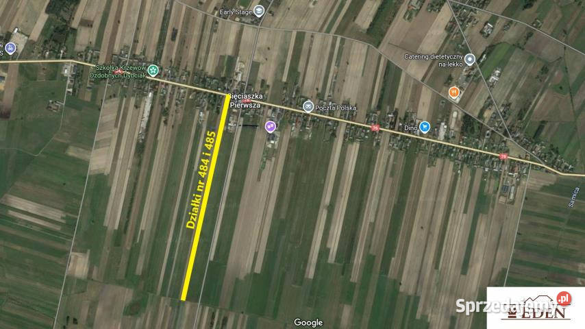 Sprzedam działka 21200m2 Sięciaszka Pierwsza 1150m