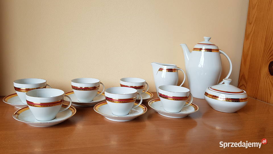 Serwis porcelanowy do kawy mokki fason Joanna śląskie
