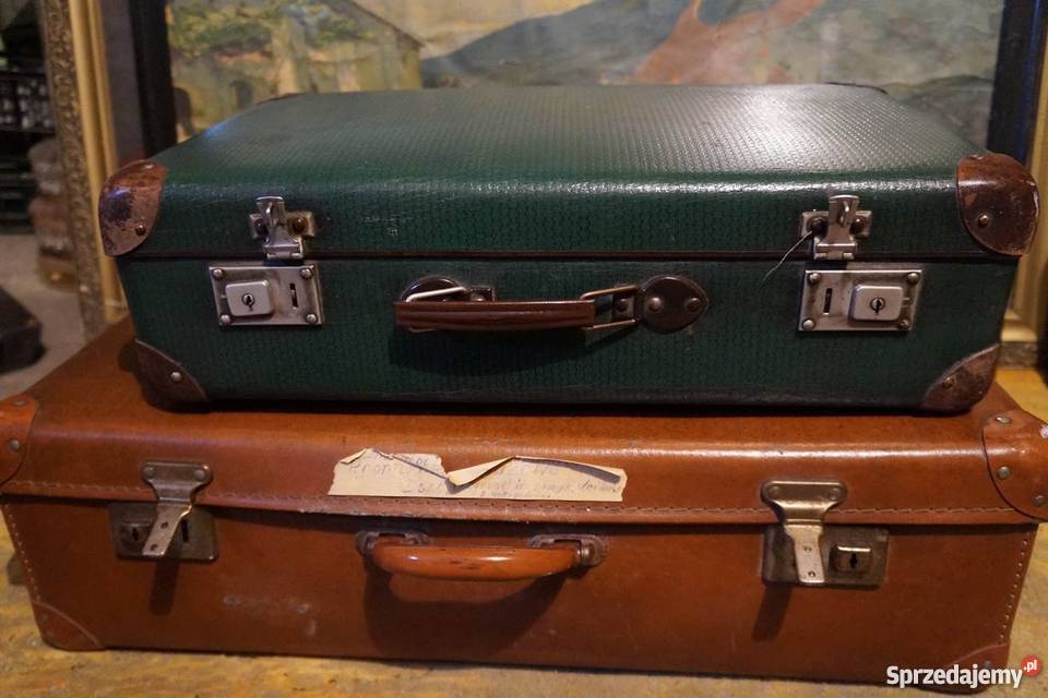 stare walizki ładne stan tanio Pleszew