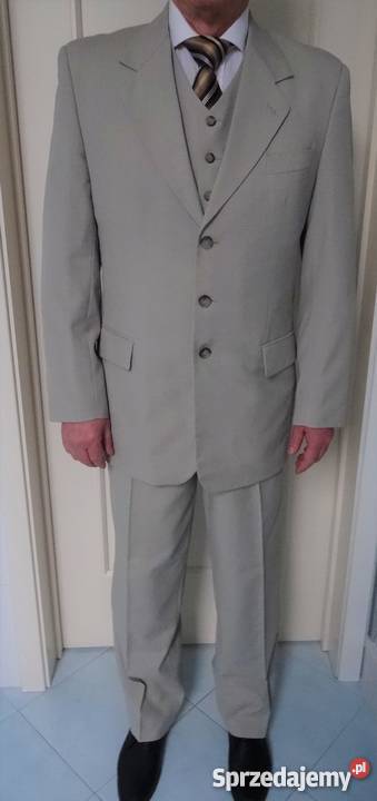 Garnitur męski 182 XL 3 cz marynarka spodnie Warszawa