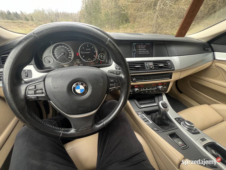BMW 520d bixenon skóry navi 1 właściciel w Seria 5 Kolbudy