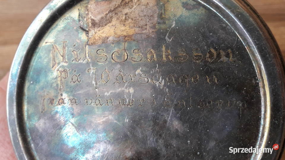 Stara małą platerowana beczka beczułka z Gdynia