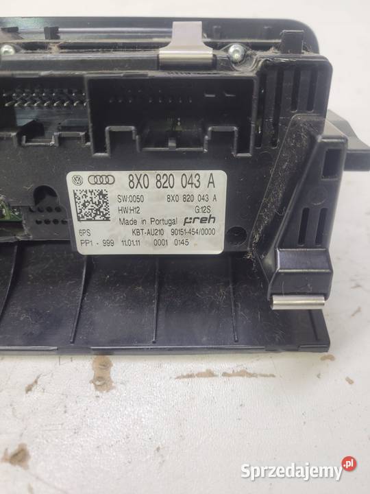 PANEL KLIMATRONIK AUDI A1 8X 8X0820043A