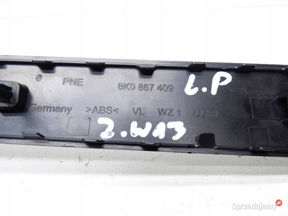DEKORY LISTWY DRZWI SZCZOTKOWANE AUDI A4 B8 A5