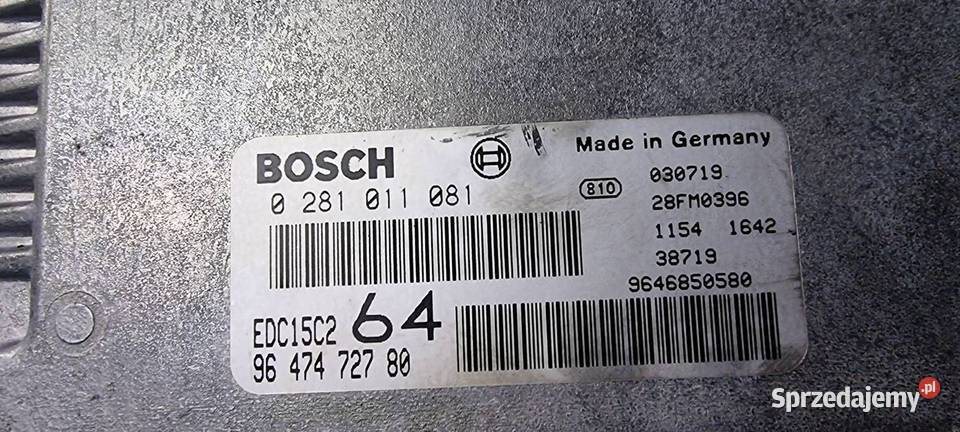 KOMPUTER PEUGEOT 307 9647472780 Lipno