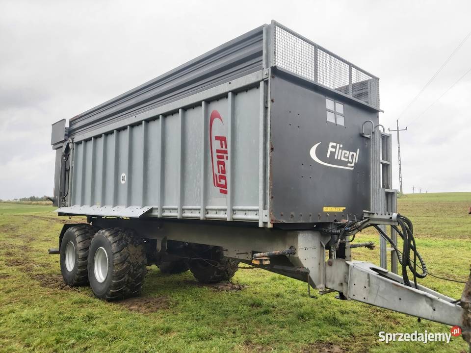 Przyczepa wywrotka tandem Fliegl ASW prod 2012 nieuszkodzony Przyczepy rolnicze sprzedam