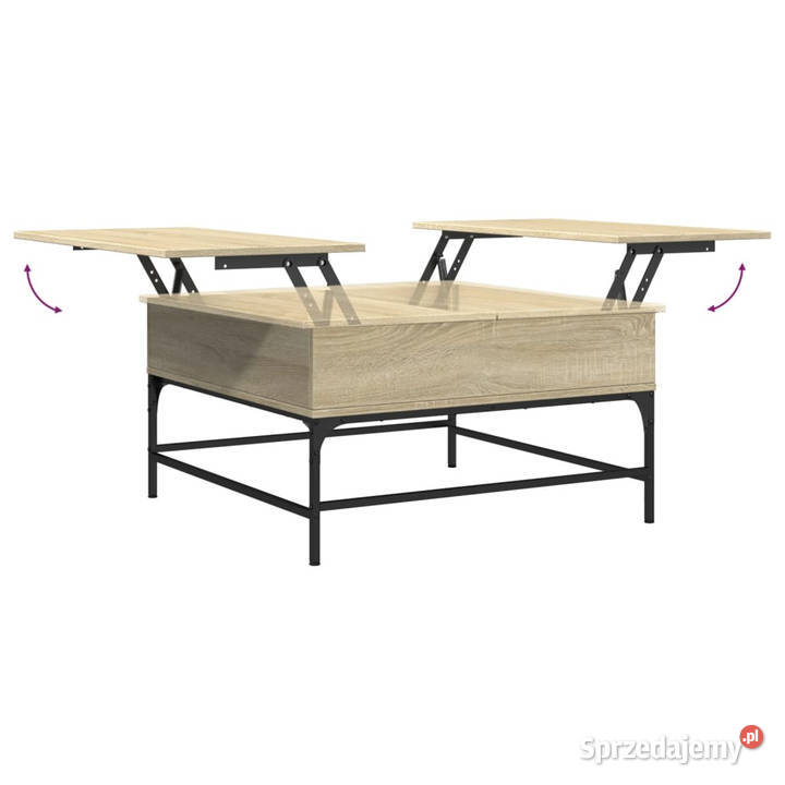 Stolik kawowy dąb sonoma 80x80x45 WM845402 Warszawa